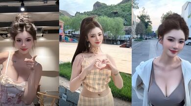 抖音高颜值短剧演员 老刘又胖啦 真空露点直播回放 大尺度透视装骚舞 极度刺激诱惑！